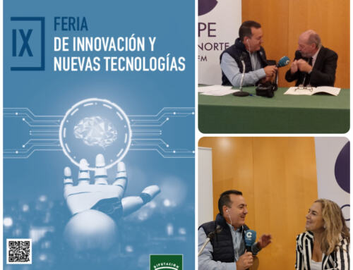 Éxito de participación y organización de la IX Feria de Innovación y Nuevas Tecnologías en la Diputación de Sevilla. Audios programa especial de COPE SIERRA NORTE